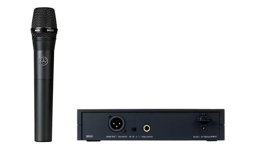 AKG DMS100 Microphone Set ชุดไมค์ลอย มือถือเดี่ยว สำหรับร้องเพลง ระบบดิจิตอล 2.4 GHz