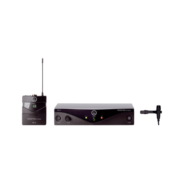 AKG PERCEPTION WIRELESS 45 PRESENTER SET ชุดไมค์ลอย เครื่องดนตรี หนีบปกเสื้อ