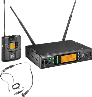 EV RE3-BPCL ชุดไมค์ลอยหนีบปกเสื้อ หัวแบบคาร์ดิออย พร้อมเครื่อง รับ-ส่ง ย่าน UHF