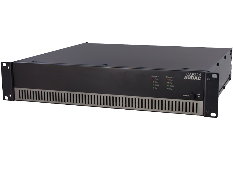 AUDAC CAP224 เพาเวอร์แอมป์ 2 ชาแนล 2 x 240 วัตต์ คลาส D